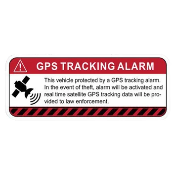 2pc engleză Bara de Navigare GPS Autocolante-Aceasta Masina Este Protejat De Urmărire GPS de Avertizare Autocolante de 4