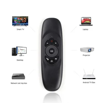 MRSVI C120 de Fundal 2.4 G Wireless Air Mouse Tastatura mini pentru Android Smart TV Box Windows calculator pc remote control