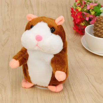 Noutatea Gag Jucarii Adorabile Interesant Vorbesc Vorbesc Record Hamster Mouse De Pluș Pentru Copii Jucarii Creative De Companie Electronice Jucărie De Pluș