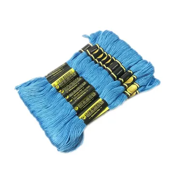 24 Jurubițe mai Multe Culori Broderie Fir de Ata Egiptean Fibre Lungi DMC cruciulițe DIY Ambarcațiuni de Cusut Embroideried Fir