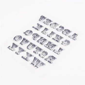 14x18CM 26 alfabet crema Gros Transparent Sigiliu Clar Timbre Sigiliu de Silicon Timbre Role DIY Album Album / Carte de Producție