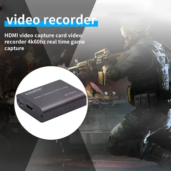 HD portabil cu USB 2.0/3.0 4K Card de Captura Video 1080P placa de Captura Înregistrare Cutie pentru Live Streaming Screen Recorder