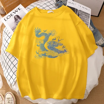 Minunat Dragon Japonez Tipărite Mens T-Shirt Sport Supradimensionat Topuri Simple Oversize T-Shirt De Moda De Mare Dimensiune T-Shirt Pentru Bărbați