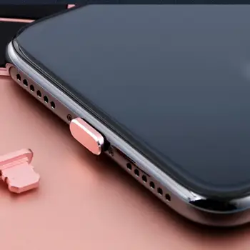 Accesorii telefon Portul de Încărcare Dop de Praf Pentru iPhone 11/X/8 plus/7/6s Metal Anti Praf Încărcător Dock Plug Dop de Capac de Acoperire de Celule
