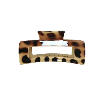 Moda Leopard de Păr Gheare Crab Farmec Agrafe de Par din Plastic Geometrice Barrette pentru Femei Accesorii de Par Frizură Cadouri de Partid