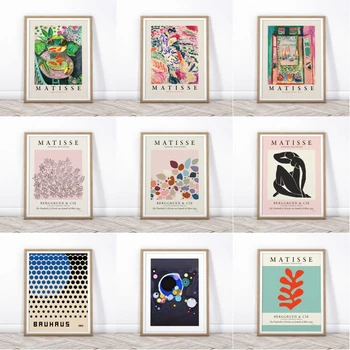 Matisse Poster,Maro Abstract Poster,Matisse Decupaje,Decor Minimalist Scandinav,Arta Abstracta De Perete,De Dimensiuni Mari,Moderne De Imprimare
