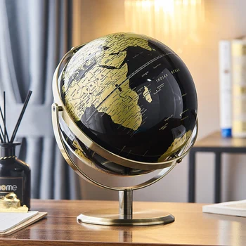 Lume lume, Moderne, decor Acasă prin Rotație a Globului, cu suport de Birou desktop decor Geografie Educație jucărie harta student cadou