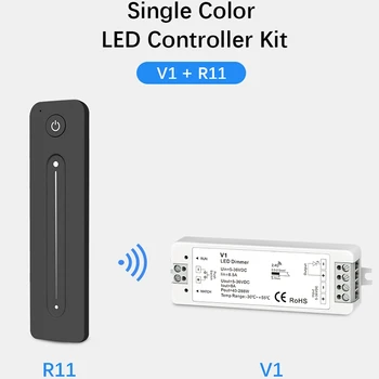 LED Dimmer 12V 5V 24V 36V 8A PWM Wireless RF Switch cu 2.4 G Ajustare Luminozitate de Contact de la Distanță pentru Led Singură Bandă de Culoare