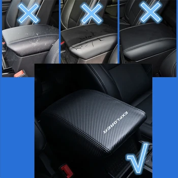 Pentru Ford Explorer 2020 2021 Masina Capac Cotiera Piele Console Center Cotiera Cutie Pernă Pad Protector Interior Accesorii
