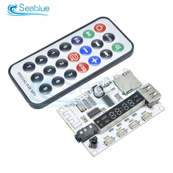 LED Digital Mp3 Decoder Bord Modul Bluetooth Player Modul Radio FM USB TF Micro SD, Ecran LCD IR Telecomanda cu Infraroșu