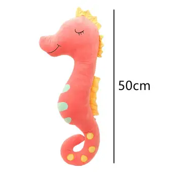 Dimensiunea gigant 50cm Hipocampus Jucărie de Pluș Moale Umplute Viață Pentru Copii Papusa Marin Jucărie Mare de Cadouri Animal Cal Calitate de Pluș M6U9