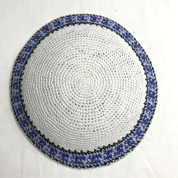 Judaica 15cm 5.9 Inch Evreu Tricotate Kippah Pălăria Evreiască Yarmulka Capac Kippa