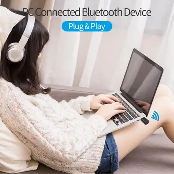 80% Off 4 in 1 USB Bluetooth Transmițător Receptor cu Dublă Ieșire Calculator Masina de TELEVIZIUNE Adaptor