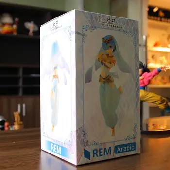 22cm Re:zero Incepand de Viață Într-o Altă Lume Arabă Fata Rem/Ram Anime Figura de Colectie Model de Jucărie Desktop Decor Cadou Pentru Copii