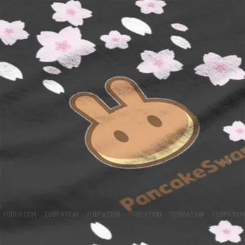 Cryptocurrency Miner PancakeSwap Sakura Tricou Clasic Adolescent Gotic De Înaltă Calitate Tricou Marime Mare O-Gât Bluze