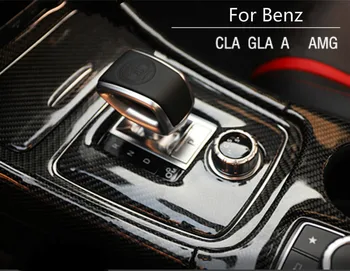 Real kit din fibra de carbon pentru Mercedes benz GLA GLC 45 AMG O Clasa autocolante de interior din fibra de carbon modificări interioare