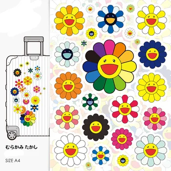 22 Buc floarea Soarelui art personalitate tide marca de bagaje valiza autocolante cărucior caz laptop autocolante