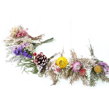 1 Buchet Mic de Real, Flori Uscate, Plante Uscate con de Brad de Crăciun Ornamente de Nunta Fotografie de Fundal Meserii DIY Accesorii