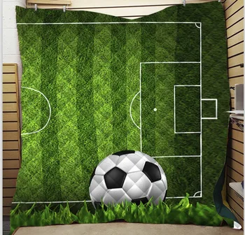 Fotbal Plapuma de Vară Desene animate Pătură Mat 3D Imprimate Canapea extensibilă Pentru Copii, Adulți, Băieți Fete Lavabile Halloween Cadouri