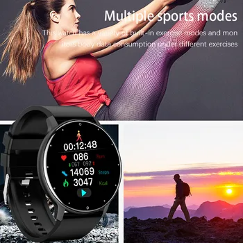 Ceas inteligent în timp Real Vremea Activitate Tracker Monitor de Ritm Cardiac Sport Doamnelor Ceas Inteligent Bărbați Femei Pentru Android IOS