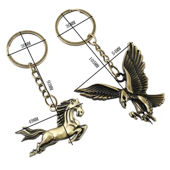 WANGAIYAO2021 Moda Simplu Sălbatic Cuplu Breloc Pegasus Vultur Ancora Place Bărbați și Femei Lanț Cheie Auto Sac de Bijuterii Pandantiv