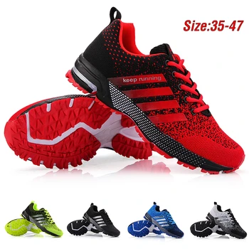 Barbati Pantofi de alergat Plus Dimensiune 47 Respirabil Om de Sport, Adidași Dantela-Up Confort Femei Casual Pantofi de Mers pe jos Zapatos De Hombre
