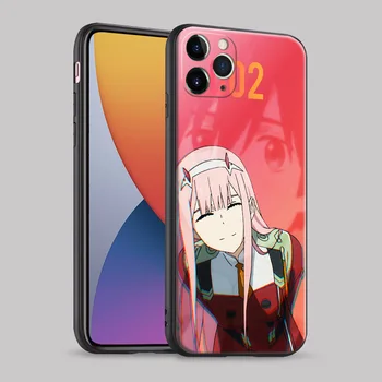 Zero doi 002 dragă în franxx anime Pentru iPhone 6 se 6s 7 8 plus x xr xs 11 pro max silicon moale caz de telefon acoperă shell