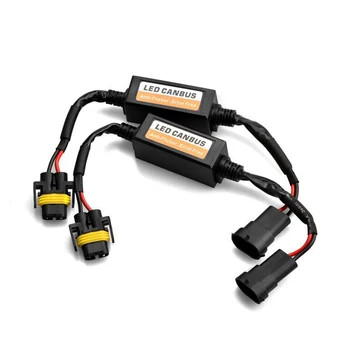 2 BUC Canbus Decoder H8 H9 H11 LED Adaptor Canbus fara Eroare ar Bec Far Kituri pentru SUV Lămpi de Ceață cu Lumină Cablaj Adaptor