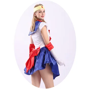 4BUC Anime Sailor Moon Minako Aino Sailor Venus Cosplay Costum Rochie de Înaltă Calitate Uniformă Halloween Costum de Carnaval Pentru Fete