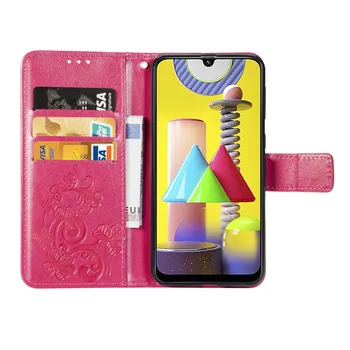 Flip PU Portofel Caz Pentru Samsung Galaxy M31 Capacul Barei de protecție Husă de Protecție Telefon Pungă de Caz Pentru Samsung Galaxy M31 Funda Carte 6.4