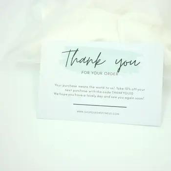 100x Personalizat de felicitare carton Alb pentru Sprijinirea Pachet de Afaceri Carduri de Afaceri Petrecere de Nunta de Decorare Felicitare