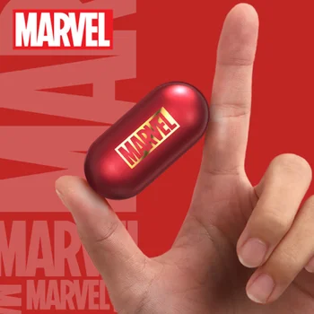 Noi Marvel Certificate Mini Bluetooth V5.0 Iron Man TWS Wireless Căști Stereo Căpitanul America de Sprijin care Leagă Două Smartphone