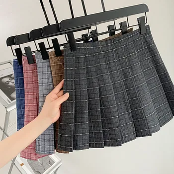 Carouri Fusta Plisata Femei Sexy Mini Pantaloni Scurți De Înaltă Talie În Interiorul 2021 Trend Vara Fete Coreean Japonez Harajuku Cosplay Haine