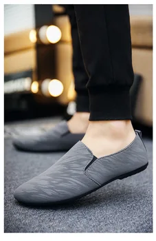 Mocasini barbati Plat Confortabil Pantofi Casual Respirabil Slip-On Piele Moale de Conducere Pantofi Mocasini Mocasines Hombre Barbati Pantofi