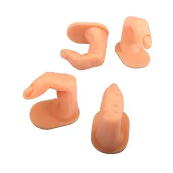 5Pcs Degetele Modele Utile False, Sfaturi de Unghii din Plastic Formare de Artă de Unghii Deget de Artă Instrument Pentru formare