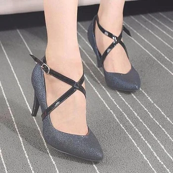 Femei Creative Design Convenabil Pantofi Din Piele De Curea Glezna Pantofi Lega Doamna Curea Bandă De Dantelă Pantofi