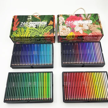 Brutfuner 520 Creioane Colorate 260 Ulei De Desen Creion De Culoare Set De Colorat Schiță Pentru Școala De Artă Brutfuner