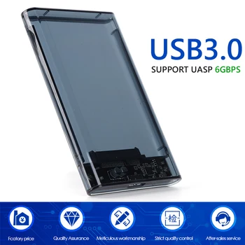 USB3.0 HDD Enclosure 2.5 inch Serial Port SATA Hard Disk SSD de Caz Suport UASP 6Gbps Mobile HDD Extern Cutie