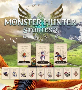 Noul Monster Hunter Povești 2 Ntag Nfc Amiibo-Setul De Cărți Pentru Nintendo Comutator Și Lite
