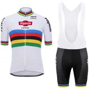 Noua ECHIPA PRO Alpecin FENIX tricouri de Ciclism 2020 maneci Scurte Set Bărbați salopete pantaloni scurți de Vară de echitatie îmbrăcăminte ciclismo hombre bicicleta costum