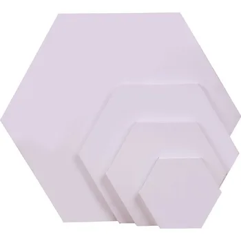 DIY Bumbac, Pictura in Ulei pe Panza Rama din Lemn Mini Întins Gol Manual DIY Vopsea Panza Hexagon de Perete Acasă Imagine Decoruri 2021