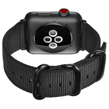 Pulseira pentru apple watch 4 5 banda de nailon curea pentru iwatch 44mm 42mm 40mm 38mm Seria 3 2 brățară sport watchbands correa centura
