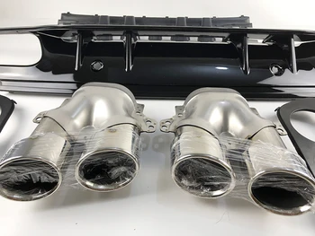 Bara spate Difuzor de Buze Pentru Mercedes-Benz C-Class W205 C43 C63 Sedan Sport corpul - 2019