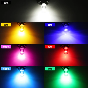 Auto LED T10 W5W COB Lectură plafonieră Lumină Marker Pană Lumini de Înmatriculare Becuri 168 194 192 DC 12V Alb Rosu