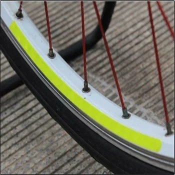 NOUA Motocicleta Autocolante Reflectorizante Ciclism Fluorescent Reflectorizante Bandă MTB Biciclete Bandă Adezivă de Siguranță Decor Autocolant Accesorii