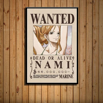 Anime-ul japonez-O singură Bucată de Desene animate Poster Retro Luffy Panza Pictura Ulei de Imprimare de Decorare Arta Murală Decorarea Camerei Copiilor