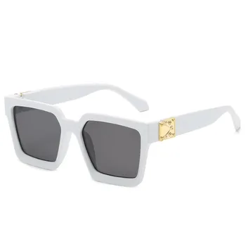 Noua Moda Doamnelor Pătrat ochelari de Soare pentru Femei Ochelari de cal Nuante Vintage de Designer de Brand Supradimensionat Ochelari de Soare UV400 Ochelari