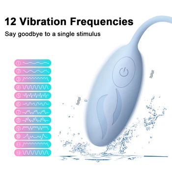 Glont Vibrator de Control de la Distanță G-Spot Simulator Vaginale, bile Anale Plug Vibrator Dragoste Ou Masturbator Jucarii Sexuale pentru Femei Pentru Adulți