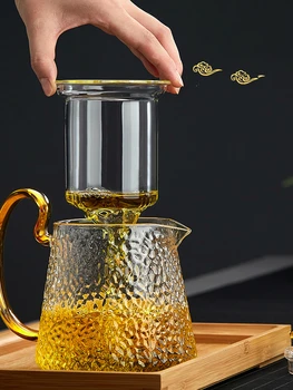 Ceainic de sticlă Singur Ceainic Ceainic Infuzie De Ceai Ceainic Filtru Face Ceai de uz Casnic rezistent la Căldură Parfumat Ceai Ceașcă de ceai