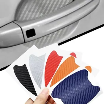 2020 4buc/Set Masina Decor Masina StickersScratches Rezistent Capac Mâner Auto Folie de Protectie Exterioare Accesorii Auto Ușa Autocolant
